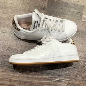 Adidas Women's White and Brown Sneakers